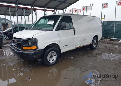2005 GMC Savana Standard z USA, uszkodzony, nr VIN 1GTHG35U251194916